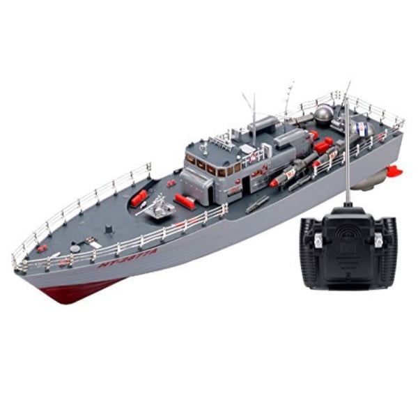 Rc Missile Warship Radio Remote Control Ht-2877 Rtr Ship Battleship Cruiser